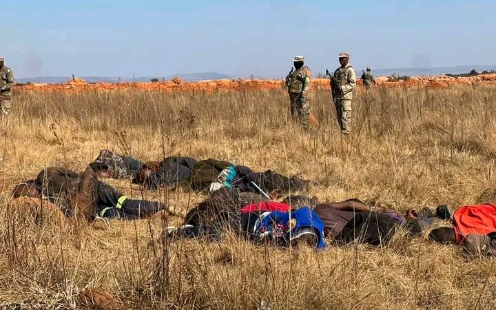 Over 100 illegal Miners Arrested