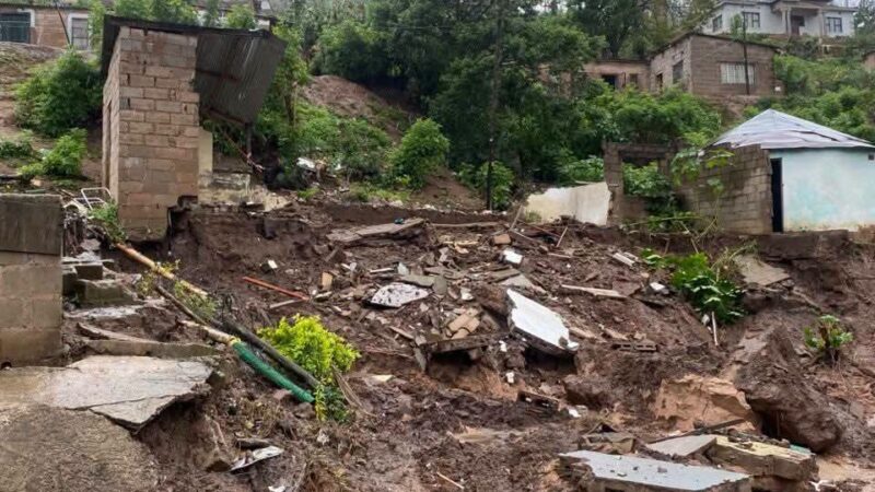 Mudslides Sweep Away Homes