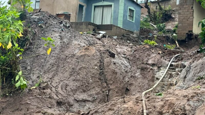 KZN DISASTER TEAMS DEPLOYED TO TSHELIMNYAMA FOLLOWING MUDSLIDE